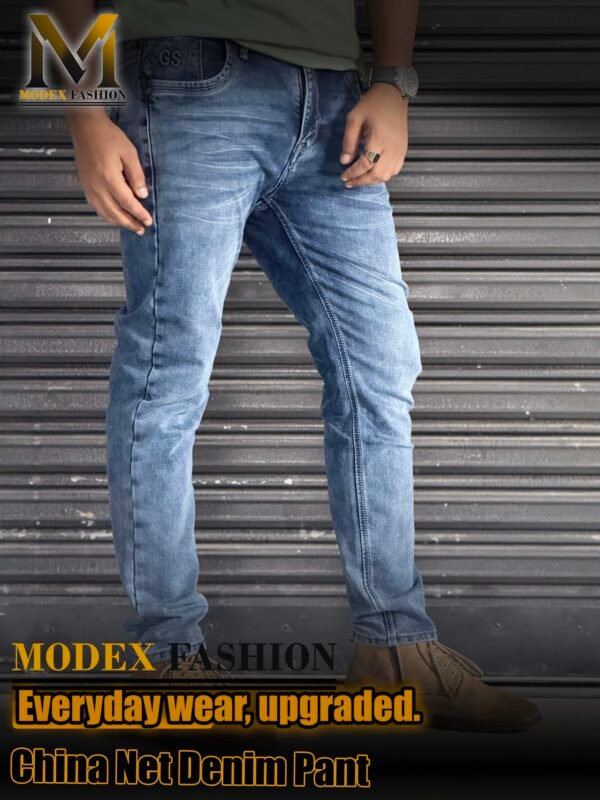 Kingfisher China Net Denim Pant ( Blue ) - Image 2