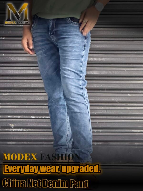 Kingfisher China Net Denim Pant ( Blue ) - Image 4