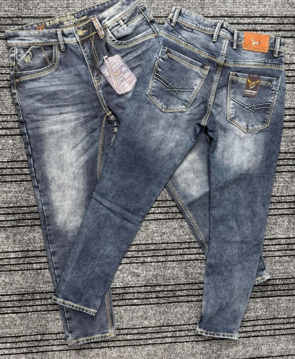 Kingfisher China Net Denim Pant (Ash) - Image 2