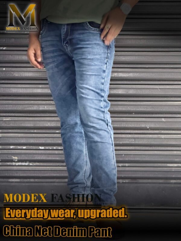 Kingfisher China Net Denim Pant ( Blue ) - Image 4